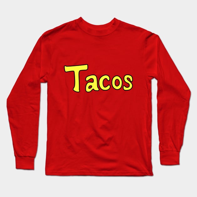 Krillin Tacos Long Sleeve T-Shirt by FullmetalV